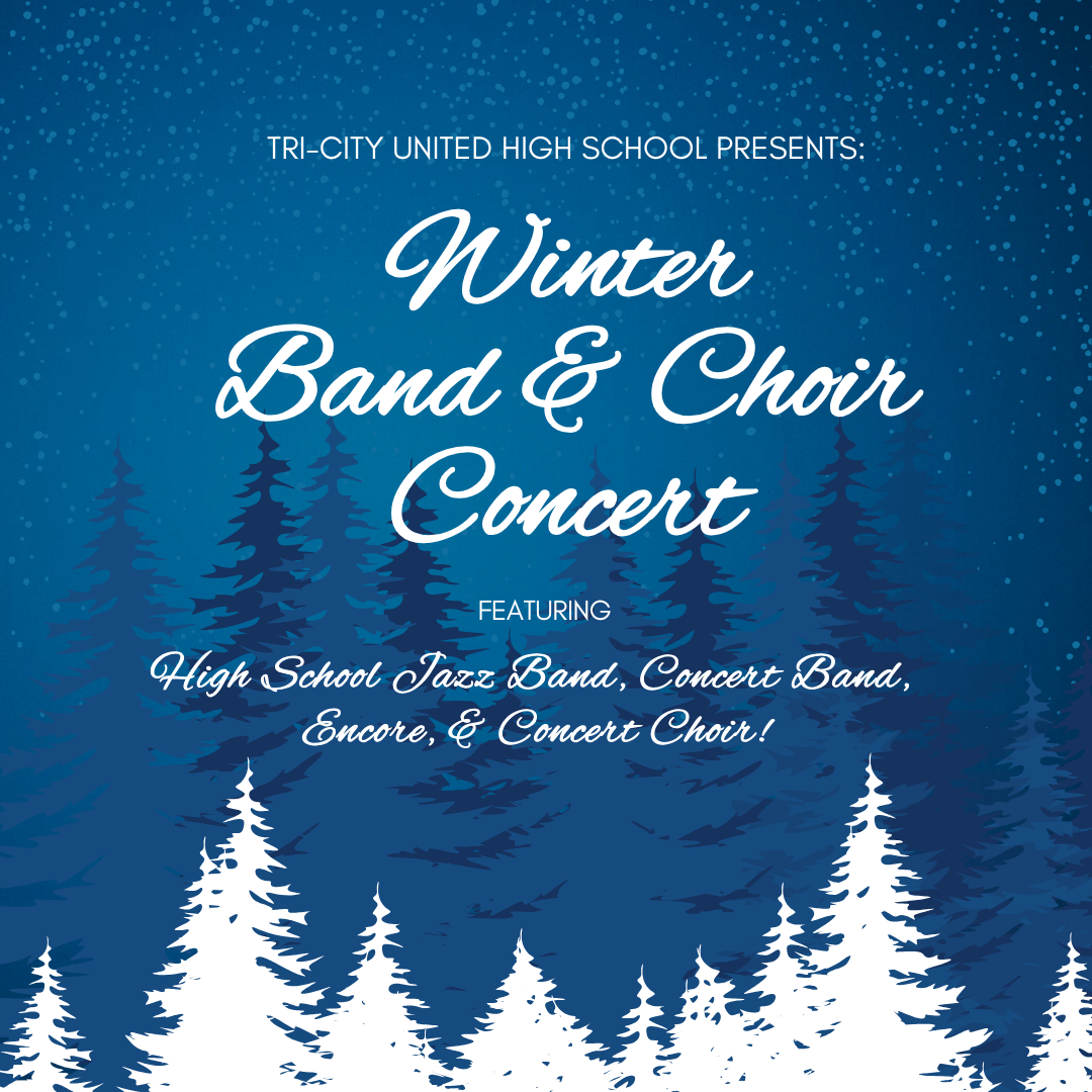 image of HS Band & Choir Concert poster